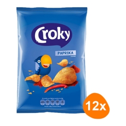 Croky - Bell Pepper (Paprika) Chips - 12x 100g
