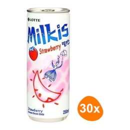 Lotte - Milkis Soda Strawberry - 30x 250ml