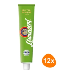 Löwensenf - Mustard Medium Hot (Mild) BIO - 12x 200ml