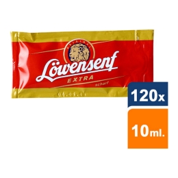 Löwensenf - Extra Hot Mustard - 120x 10ml