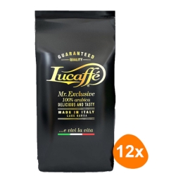 Lucaffé - Mr. Exclusive 100% arabica Beans - 12x 1kg