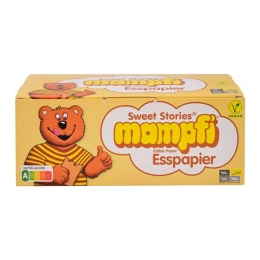Mampfi - Edible Wafer Paper with Caramel flavour - 200 pcs