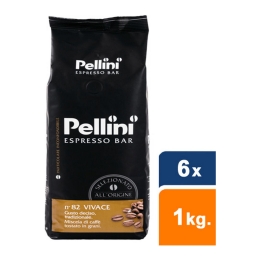 Pellini - Espresso Bar N. 82 Vivace Beans - 6x 1 kg