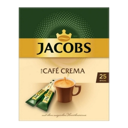 Jacobs - Typ Café Crema Instant Coffee - 25 sticks
