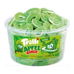 Trolli - Apple rings - 150 pieces