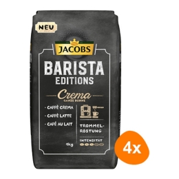 Jacobs - Barista Editions Crema Beans - 4x 1kg