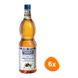 Fabbri - Mixybar Hazelnut Syrup - 6x 1ltr