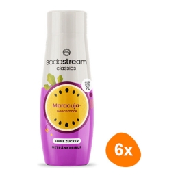 SodaStream - Passion fruit Sugar Free Syrup - 6x 440ml