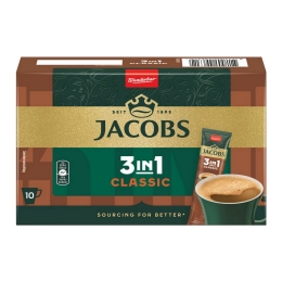 Jacobs - Classic 3in1 Sticks Instant Coffee - 12x 10 sticks
