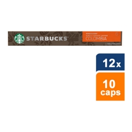 Starbucks - Single Origin Colombia Medium Roast by Nespresso - 12x 10 Capsules
