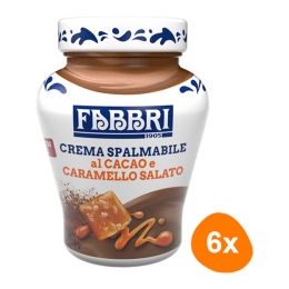 Fabbri - Cocoa and Salt Caramel Spread - 6x 200g
