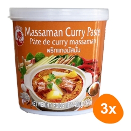 Cock Brand - Matsaman (Massaman) Curry Paste - 3x 400g