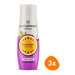 SodaStream - Passion fruit Sugar Free Syrup - 3x 440ml