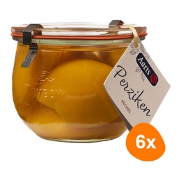 Aarts - Peaches in light syrup - 6x 500g