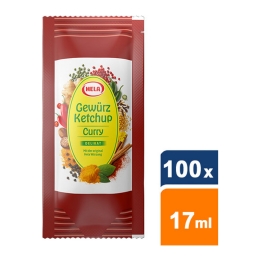 Hela - Curry Spice Ketchup mild (Delikat) - 100x 17ml (20g)