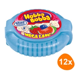 Wrigley's - Hubba Bubba Mega Long Triple Mix - Pack of 12