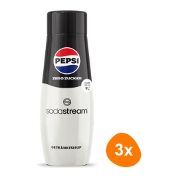 SodaStream - Pepsi Zero Syrup - 3x 440ml