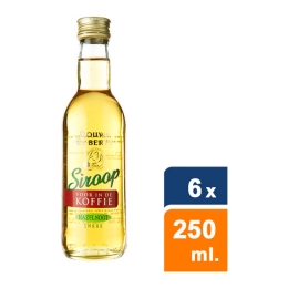 Douwe Egberts - Hazelnut Coffee Syrup - 6x 250ml
