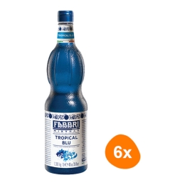 Fabbri - Mixybar Tropical Blue Syrup - 6x 1ltr