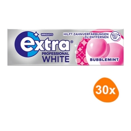 Wrigley's - Extra Professional White Bubblemint - 30x 10 pcs