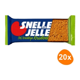 Snelle Jelle - Spice Cake Natural - 20 pcs