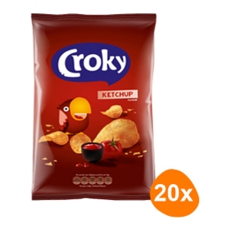 Croky - Ketchup Chips - 20 Minibags