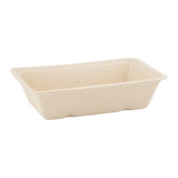 Natureko - Suikerriet Snackbakje Bruin - 9 stuks