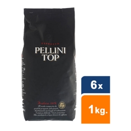 Pellini - TOP 100% arabica Beans - 6x 1 kg