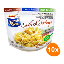 Mama Handi Rice - Instant Fried Rice Curried shrimp - 10 bags
