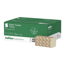 Satino - Greengrow Towel 2-ply 20.6x24cm - 3750 sheets