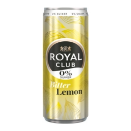 Royal Club - Bitter Lemon 0% Can - 12x 25cl