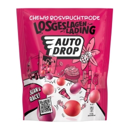 Lollywood - Dextrose Hearts Pink Strawberry Silo - 850g