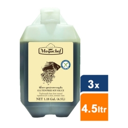 Megachef - Soy Sauce Gluten Free - 3x 4.5 ltr