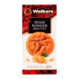 Walkers - Walker's Stem Ginger Biscuits box - 12 x 150 grams