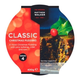 Matthew Walker - Class Christmas Pudding - 12 x 400 grams
