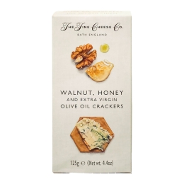 The Fine Cheese Company - Walnut, Honey & Olive Oil Crackers - 6 x 125 grams