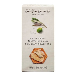 The Fine Cheese Company - Olive Oil & Sea Salt Crackers box - 6 x 125 grams
