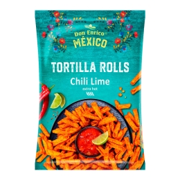 Don Enrico - Tortilla Rolls Chili Lime - 12 x 125 grams