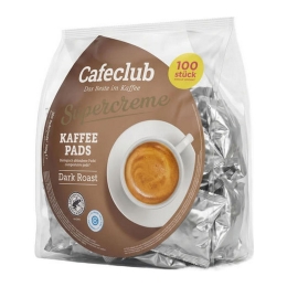 Cafeclub - Supercreme Mega Dark Roast - 8x 100pads