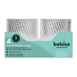 Bolsius - Relight Holder Twist Transparent - 4x