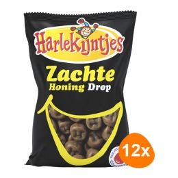 Harlekijntjes - Soft Honey Licorice - 12x 300g