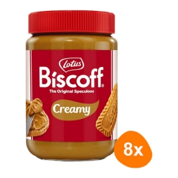 Lotus - Biscoff Speculoos spread Creamy - 8x 400g