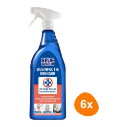 Blue Wonder - Disinfectant Cleaner - 6x 750ml