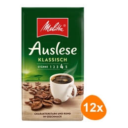 Melitta - Auslese Classic Ground Coffee - 12x 500g