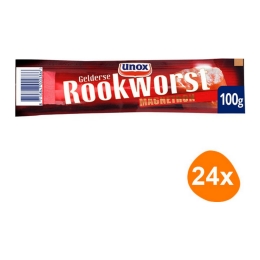 Unox - Guelder Smoked Sausage (Microwave) - 24 Pack