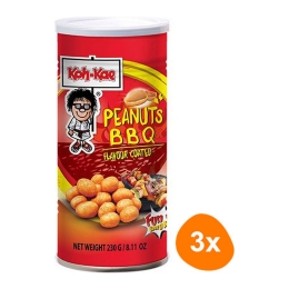 Koh-Kae - Coated Peanuts BBQ - 3x 230g