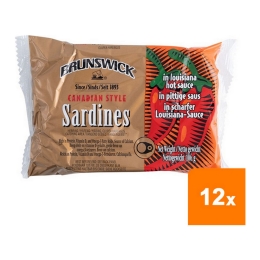 Brunswick - Sardines in Louisiana Hot Sauce - 12x 106gr
