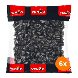 Venco - Menthol Cross Licorice - 6x 1kg