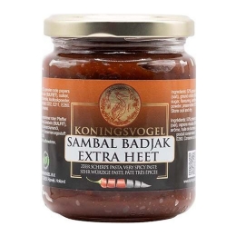 Koningsvogel - Chilli Paste/Sambal Badjak Hot - 6x 280g 