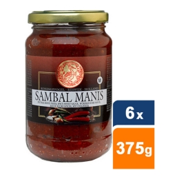 Koningsvogel - Chilli Paste/Sambal Manis - 6x 375g